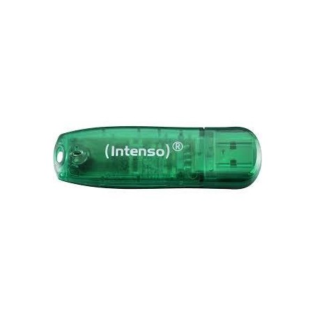 MEMORY DRIVE FLASH USB2 8GB/GREEN 3502460 INTENSO