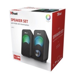 Speaker|TRUST|Arys Compact RGB|Black|23120