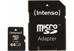 MEMORY MICRO SDXC 64GB C10/W/ADAPTER 3413490 INTENSO