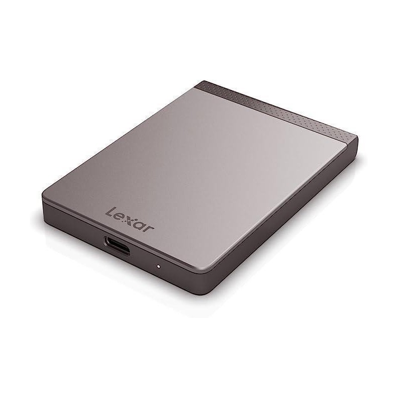 External SSD|LEXAR|SL200|512GB|USB-C|Write speed 400 MBytes/sec|Read speed 550 MBytes/sec|LSL200X512G-RNNNG