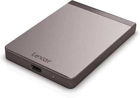 External SSD|LEXAR|SL200|512GB|USB-C|Write speed 400 MBytes/sec|Read speed 550 MBytes/sec|LSL200X512G-RNNNG