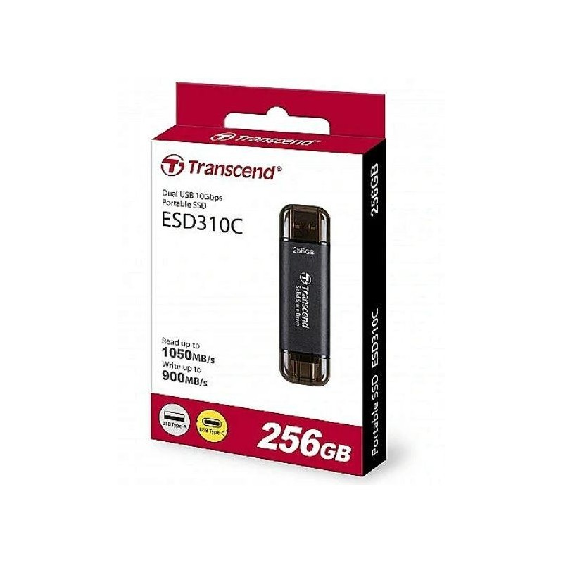 MEMORY DRIVE FLASH USB3 256GB/TS256GESD310C TRANSCEND