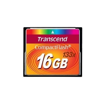 MEMORY COMPACT FLASH 16GB/133X TS16GCF133 TRANSCEND