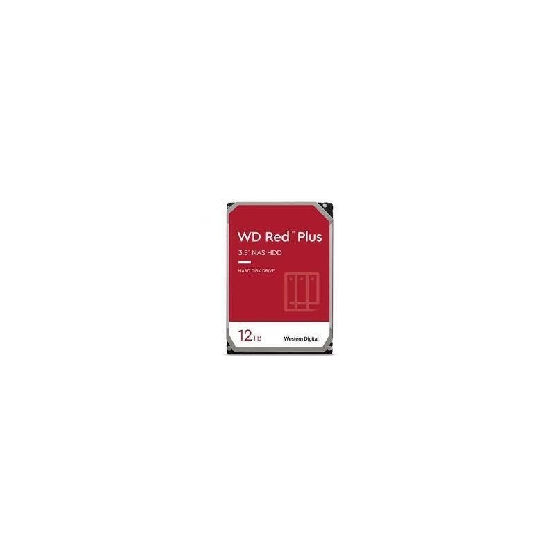 HDD|WESTERN DIGITAL|Red Plus|12TB|SATA 3.0|256 MB|7200 rpm|3,5"|WD120EFBX