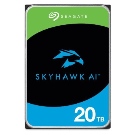 HDD|SEAGATE|SkyHawk AI|20TB|SATA 3.0|256 MB|7200 rpm|Discs/Heads 10/20|3,5"|ST20000VE002