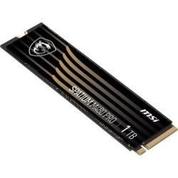 SSD|MSI|SPATIUM M480 PRO|1TB|M.2|PCIe Gen4|NVMe|3D NAND|Write speed 6000 MBytes/sec|Read speed 7400 MBytes/sec|2.15mm|TBW 700 TB