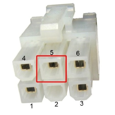 CABLE POWER ADAPTER 6PIN/2MOLEX CC-PSU-6 GEMBIRD