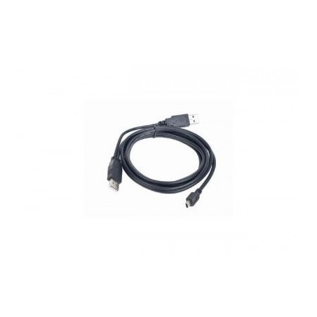 CABLE USB2 DUAL AM-MINI 0.9M/BLACK CCP-USB22-AM5P-3 GEMBIRD