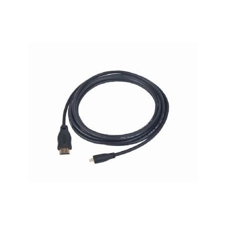 CABLE HDMI-MICRO HDMI 1.8M/V.2.0 BLK CC-HDMID-6 GEMBIRD