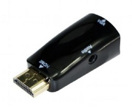 I/O ADAPTER HDMI TO VGA/A-HDMI-VGA-02 GEMBIRD