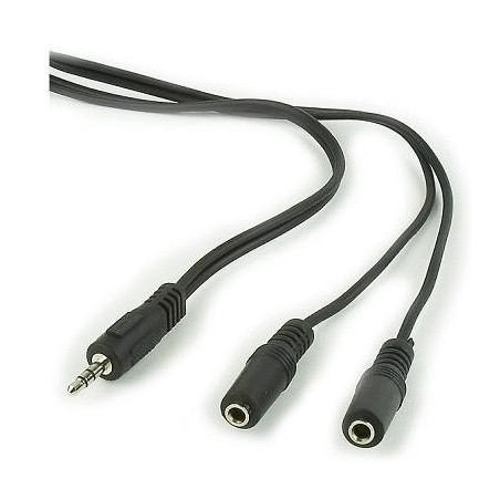 CABLE AUDIO SPLITTER 3.5MM/5M BLACK CCA-415 GEMBIRD