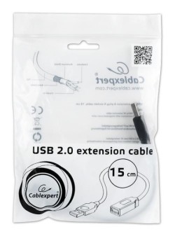 CABLE USB2 EXTENSION AM-AF/CCP-USB2-AMAF-0.15M GEMBIRD