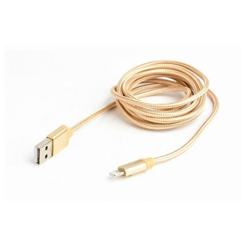 CABLE LIGHTNING TO USB2 1.8M/CCB-MUSB2B-AMLM-6-G GEMBIRD