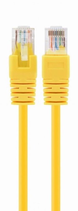 PATCH CABLE CAT5E UTP 0.25M/YELLOW PP12-0.25M/Y GEMBIRD