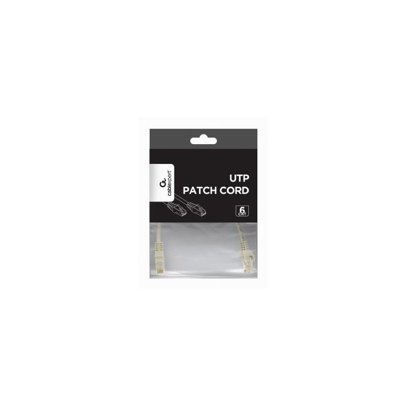 PATCH CABLE CAT6 UTP 0.25M/GREY PP6U-0.25M GEMBIRD