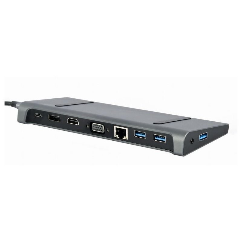 I/O ADAPTER USB-C TO HDMI/USB3/9IN1 A-CM-COMBO9-02 GEMBIRD