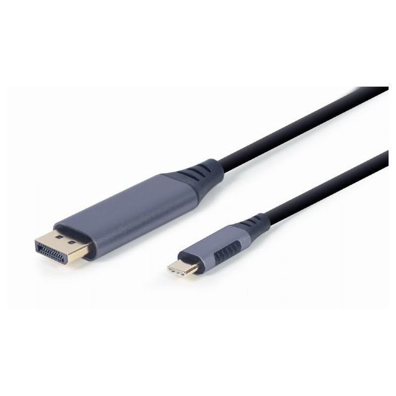 CABLE USB-C TO DP 1.8M/GREY CC-USB3C-DPF-01-6 GEMBIRD