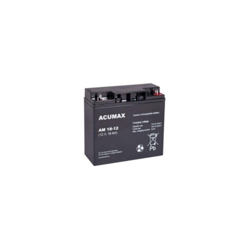 BATTERY 12V 18AH VRLA/AM18-12 ACUMAX EMU