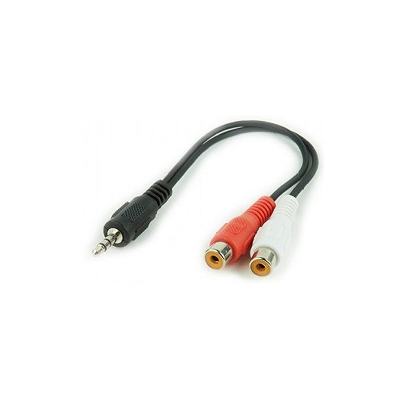 CABLE AUDIO 3.5MM TO 2RCA/SOCKET CCA-406 GEMBIRD