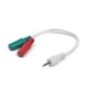 CABLE AUDIO 3.5MM 4-PIN TO/3.5MM S+MIC CCA-417W GEMBIRD