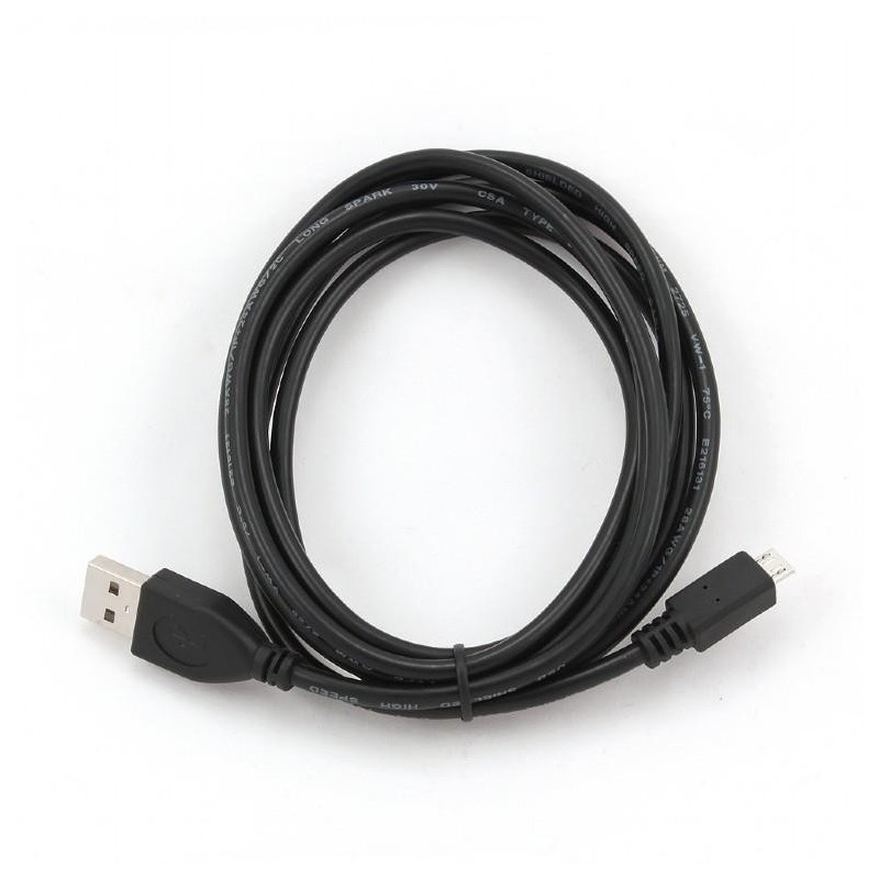 CABLE USB2 A PLUG/MICRO B 0.1M/CCP-MUSB2-AMBM-0.1M GEMBIRD