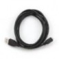 CABLE USB2 A PLUG/MICRO B 0.1M/CCP-MUSB2-AMBM-0.1M GEMBIRD