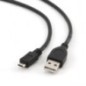 CABLE USB2 A PLUG/MICRO B 0.1M/CCP-MUSB2-AMBM-0.1M GEMBIRD