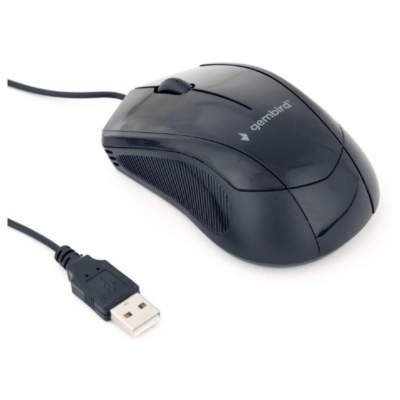 MOUSE USB OPTICAL/BLACK MUS-3B-02 GEMBIRD