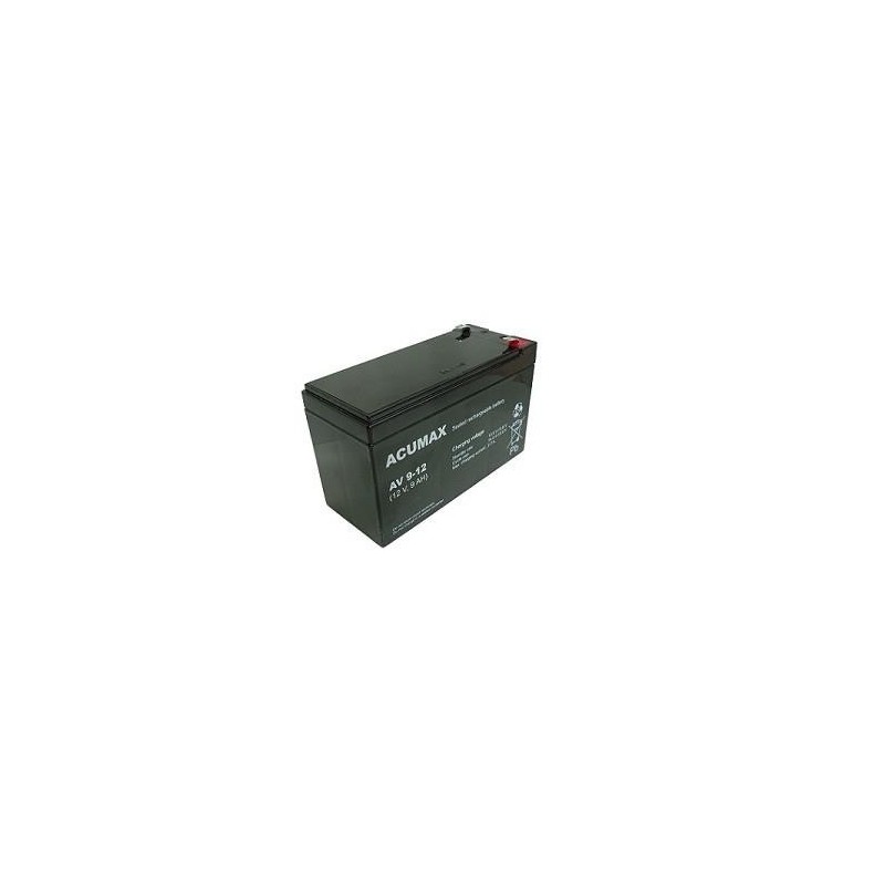 BATTERY 12V 9AH VRLA/AV9-12 T2 ACUMAX EMU