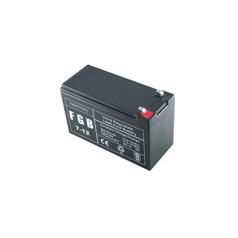 BATTERY 12V 7AH VRLA/FGB7-12 EMU