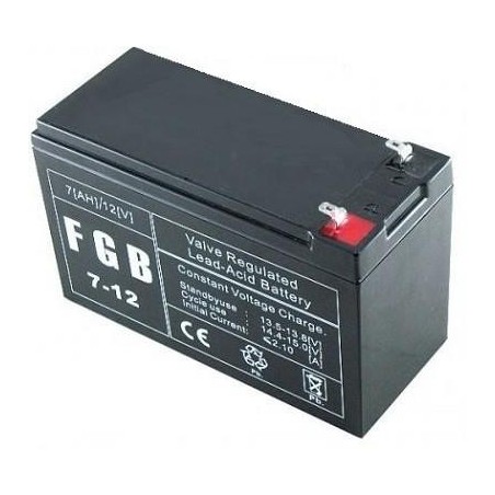 BATTERY 12V 7AH VRLA/FGB7-12 EMU