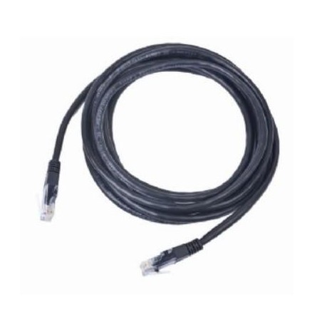 PATCH CABLE CAT5E UTP 5M/BLACK PP12-5M/BK GEMBIRD