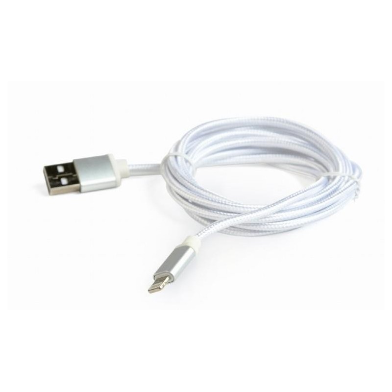 CABLE LIGHTNING TO USB2 1.8M/CCB-MUSB2B-AMLM-6-S GEMBIRD