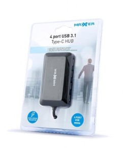 I/O HUB USB-C 4PORT/ACT-HUB3C-4P GEMBIRD