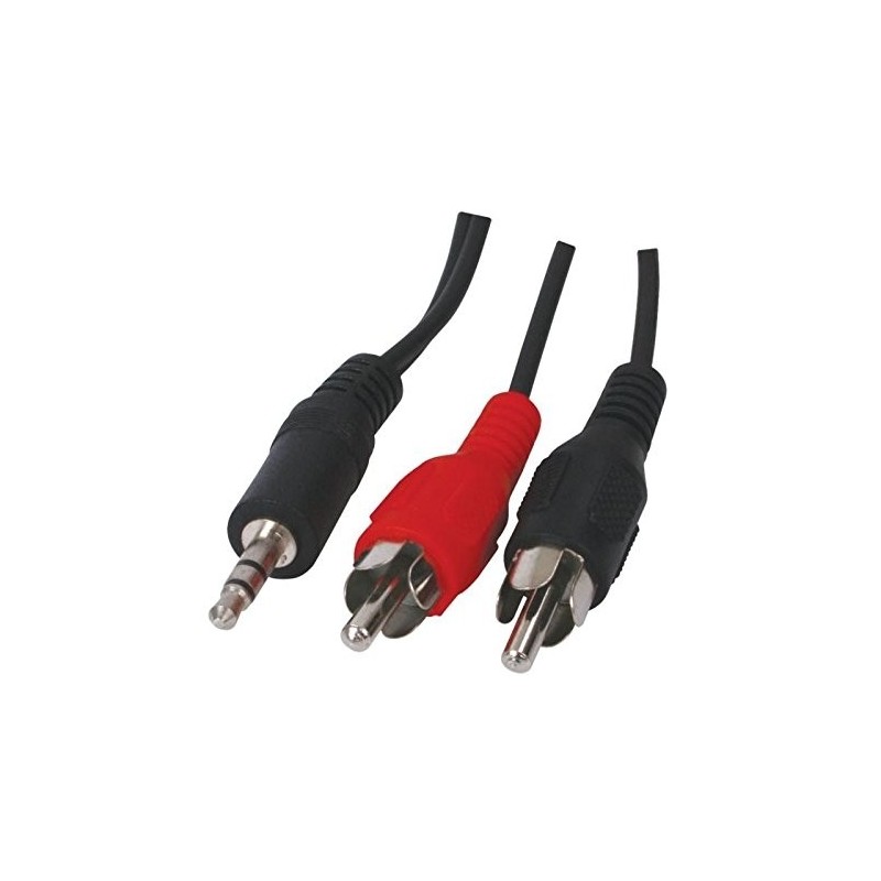 CABLE AUDIO 3.5MM TO 2RCA 0.2M/CCA-458/0.2 GEMBIRD