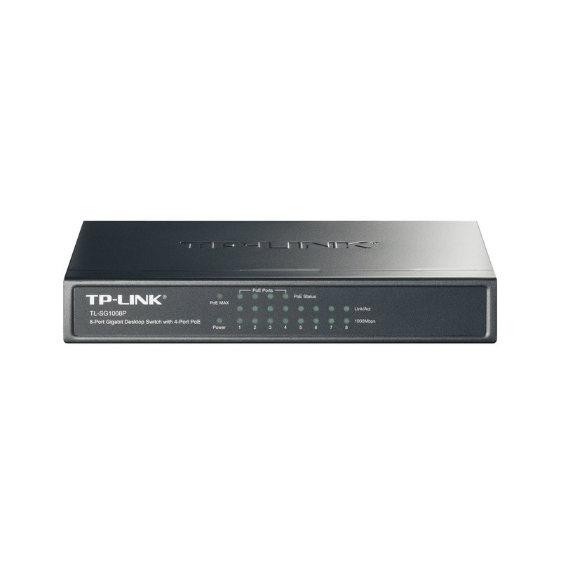 NET SWITCH 8PORT 10/100/1000M/POE TL-SG1008P TP-LINK