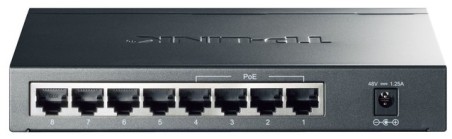 NET SWITCH 8PORT 10/100/1000M/POE TL-SG1008P TP-LINK