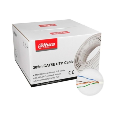 CABLE CAT5E UTP 305M WHITE/PFM920I-5EUN DAHUA