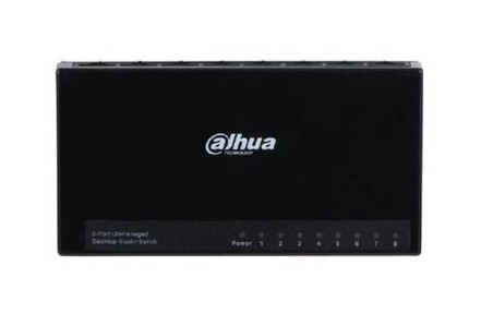 Switch|DAHUA|PFS3008-8GT-L-V2|Type L2|DH-PFS3008-8GT-L-V2