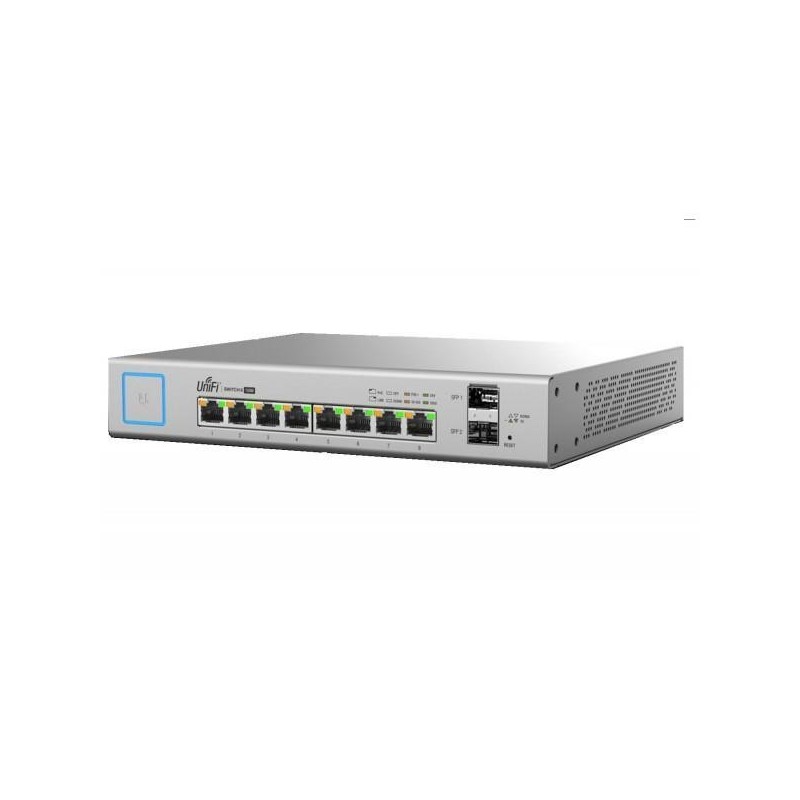 NET SWITCH 8PORT 1000M 2SFP/UNIFI US-8-150W UBIQUITI