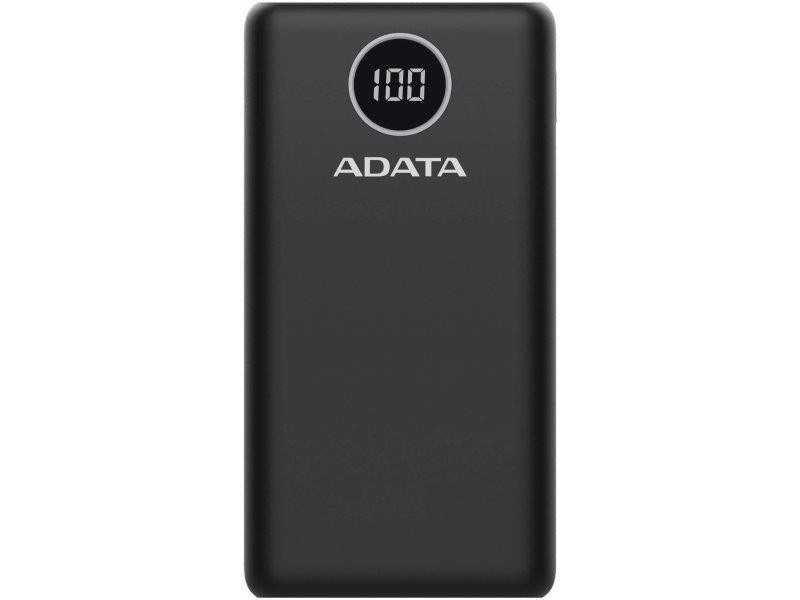 POWER BANK USB 20000MAH BLACK/AP20000QCD-DGT-CBK ADATA