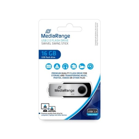 MEMORY DRIVE FLASH USB2 16GB/MR910 MEDIARANGE