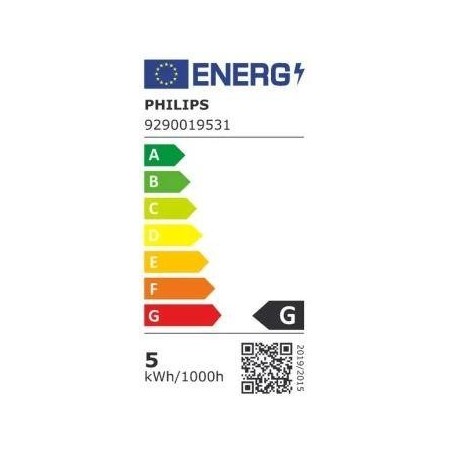 Smart Light Bulb|PHILIPS|Power consumption 5 Watts|Luminous flux 350 Lumen|6500 K|220V-240V|Bluetooth|929001953111