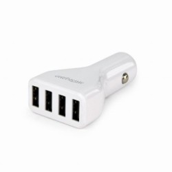 MOBILE CHARGER CAR USB 4PORT/EG-U4C4A-CAR-01 GEMBIRD