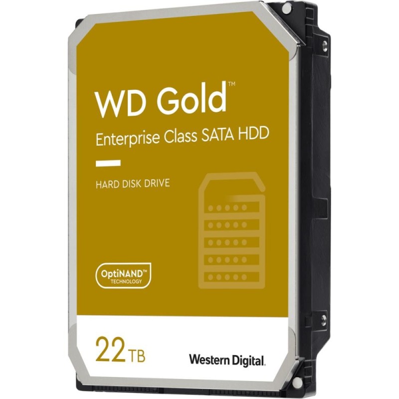 HDD|WESTERN DIGITAL|Gold|22TB|SATA|512 MB|7200 rpm|3,5"|WD221KRYZ