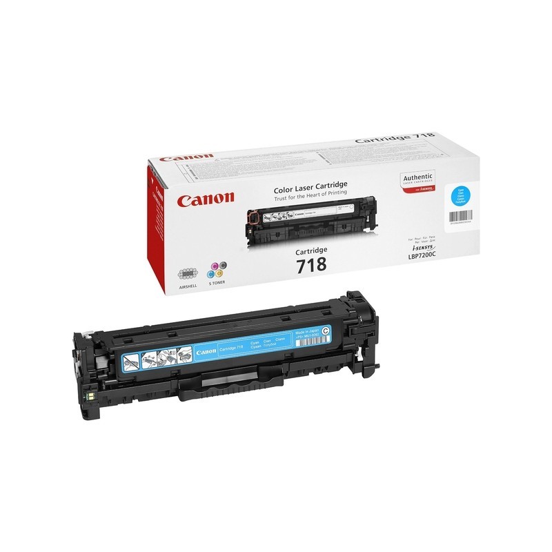 TONER CYAN 2.9K 718C/2661B002 CANON