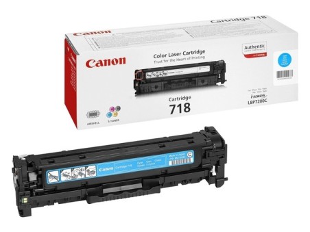 TONER CYAN 2.9K 718C/2661B002 CANON