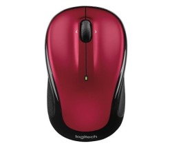 MOUSE USB OPTICAL WRL M235/RED 910-002496 LOGITECH