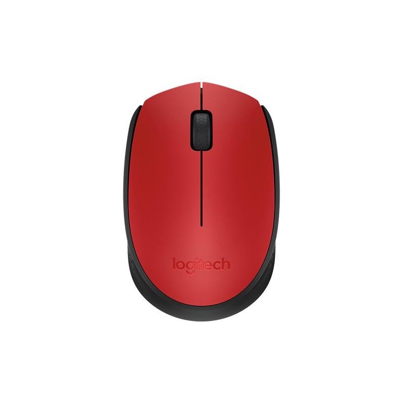 MOUSE USB OPTICAL WRL M171/RED 910-004641 LOGITECH