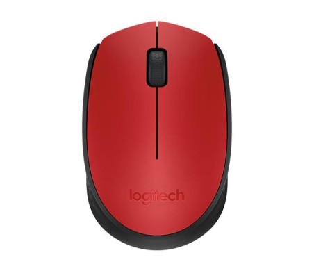 MOUSE USB OPTICAL WRL M171/RED 910-004641 LOGITECH